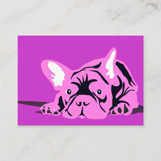 Frans Bulldog Business Visitekaartje (Voorkant)