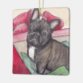 Frans Bulldog Cadeau Dog Art Ornament (Links)