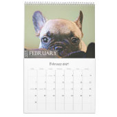FRANS BULLDOG CALENDAR 2015 KALENDER (Feb 2027)
