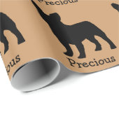 Frans Bulldog Custom Wrapping Paper Cadeaupapier (Rol Hoek)