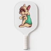 Frans Bulldog Face Padde Pickleball | Cute Itém Pickleball Paddle (Voorkant)