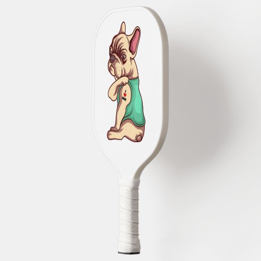 Frans Bulldog Face Padde Pickleball | Cute Itém Pickleball Paddle (Links)