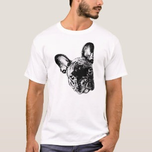 Frans Bulldog Face T-shirt