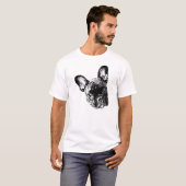 Frans Bulldog Face T-shirt (Voorkant volledig)
