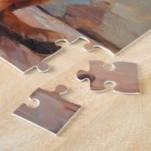 Frans Bulldog fawn puppy portret Legpuzzel (Zijkant)