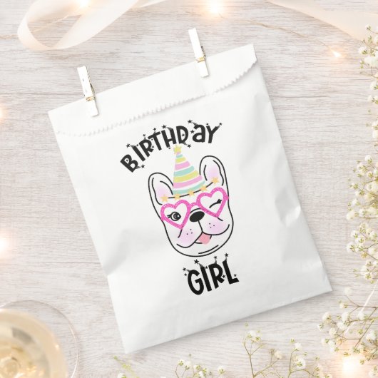 Frans Bulldog Frenchie Birthday Party Theme Bedankzakje (Geknipt)
