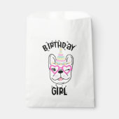 Frans Bulldog Frenchie Birthday Party Theme Bedankzakje (Voorkant)