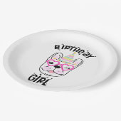 Frans Bulldog Frenchie Birthday Party Theme Papieren Bordje (Gekanteld)