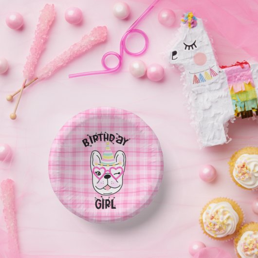 Frans Bulldog Frenchie Birthday Party Theme Papieren Kommen (Feest)