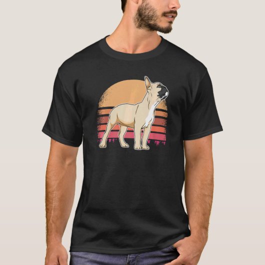 Frans Bulldog Frenchie Hondenras 106 T-shirt (Voorkant)