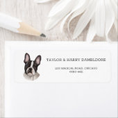 Frans Bulldog Frenchie Return Address Label (Insitu)