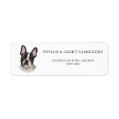 Frans Bulldog Frenchie Return Address Label (Voorkant)