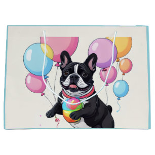 Frans Bulldog Gelukkige Dag Franse Bulldog Groot Cadeauzakje