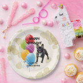 Frans Bulldog Happy Birthday Decor Papieren Bordje (Feest)