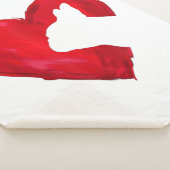 Frans Bulldog Heart Valentijnsdag Hondenliefhebber Sherpa Deken (3/4)