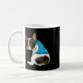 Frans-bulldog hond Ik hou van mam Tattoo Frans-bul Koffiemok (Links)