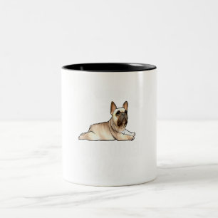 Frans Bulldog Hondenliefhebber Pet Gifts Womens Tweekleurige Koffiemok