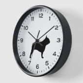 Frans Bulldog Hondenras Silhouette (Hoek)