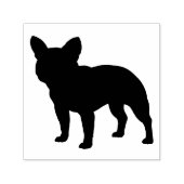 Frans Bulldog Hondenras Silhouette Zelfinktende Stempel (Design)