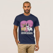 Frans (bulldog) Kust T-shirt (Voorkant volledig)