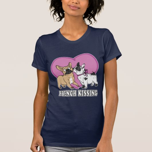Frans (bulldog) Kust T-shirt (Voorkant)