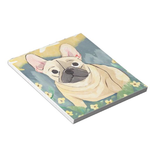 Frans Bulldog Notitieboek - Hondenliefhebber Notitieblok (Schuin)