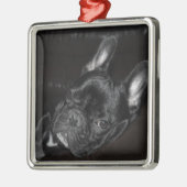 Frans Bulldog Ornament Metal Custom (Links)