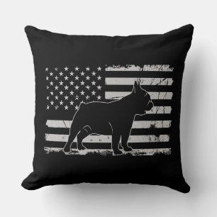Frans Bulldog Patriotic Hondenliefhebber Gifts Kussen