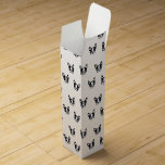 Frans Bulldog patroon Wijncadeaudoos Wijn Geschenkdoos<br><div class="desc">Wijncadeaudoos met het Franse Bulldog patroon. Voor liefhebbers van franchies en stierenhonden</div>