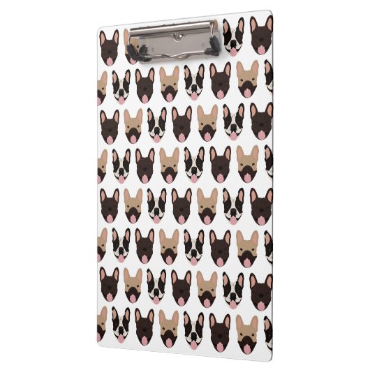 Frans Bulldog Pattern Klembord (Links)