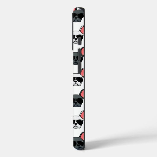 Frans Bulldog Patterned Phone Case (Achterkant / Links)