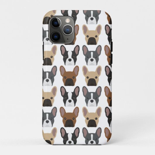Frans Bulldog Patterned Phone Case (Achterkant)