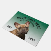 Frans Bulldog Personalized Hondenliefhebber Doorma Deurmat (Schuin)