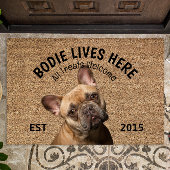 Frans Bulldog Personalized Hondenliefhebber Doorma Deurmat