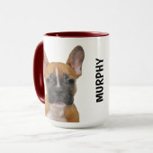Frans Bulldog Personalized Mug Mok (Voorkant links)