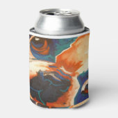 Frans Bulldog Pet Portrait Blikjeskoeler (Blikje Voorkant)