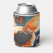 Frans Bulldog Pet Portrait Blikjeskoeler (Blikje Achterkant)