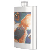 Frans Bulldog Pet Portrait Flacon (Links)