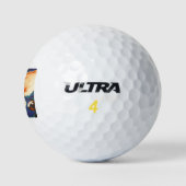 Frans Bulldog Pet Portrait Golfballen (Logo)
