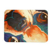Frans Bulldog Pet Portrait Magneet (Horizontaal)