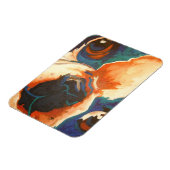 Frans Bulldog Pet Portrait Magneet (Linkerzijde)