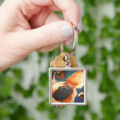 Frans Bulldog Pet Portrait Sleutelhanger (Hand)