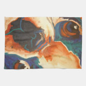 Frans Bulldog Pet Portrait Theedoek (Horizontaal)