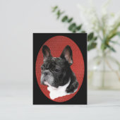 Frans Bulldog Portrait Briefkaart (Staand voorkant)