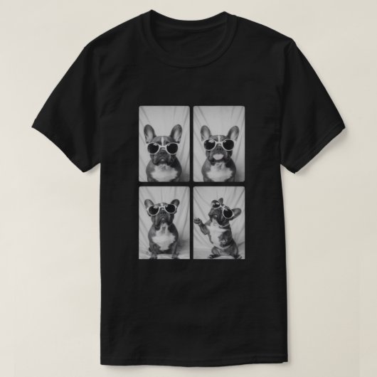 Frans Bulldog Portrait T-shirt (Design voorkant)