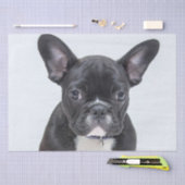 Frans Bulldog Portrait Tissuepapier (Craft)
