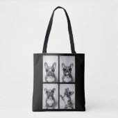 Frans Bulldog Portrait Tote Bag (Voorkant)