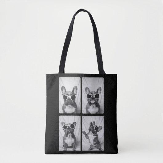 Frans Bulldog Portrait Tote Bag (Voorkant)