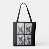 Frans Bulldog Portrait Tote Bag (Achterkant)