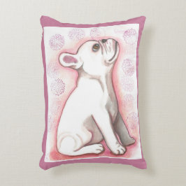  Frans Bulldog-pup-accentuleuze Decoratief Kussen